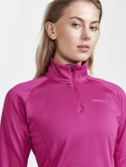 WOMEN'S CORE BEAT THERMAL MIDLAYER -Cheap Sportswear Store 1909499 486000 COREBeatThermalmidlayerW Closeup3