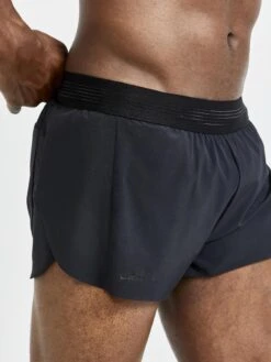 MEN'S PRO HYPERVENT RUNNING SPLIT SHORTS -Cheap Sportswear Store 1910413 999000 PROHyperventSplitShortsM Closeup3