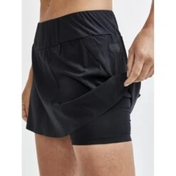 WOMEN'S PRO HYPERVENT 2IN1 RUNNING SKIRT -Cheap Sportswear Store 1910429 999000 PROHypervent2in1SkirtW Closeup3