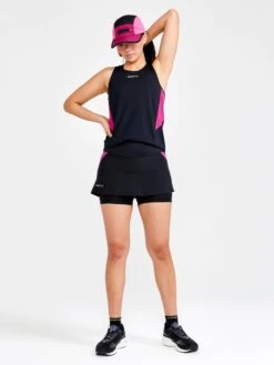 WOMEN'S PRO HYPERVENT 2IN1 RUNNING SKIRT -Cheap Sportswear Store 1910429 999486 PROHypervent2in1SkirtW Closeup4