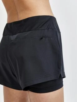 WOMEN'S ADV ESSENCE 2-IN-1 SHORTS -Cheap Sportswear Store 1910722 999000 ADVEssence2 in 1ShortsW Closeup3
