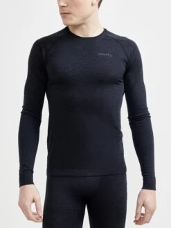 MEN'S CORE DRY ACTIVE COMFORT BASELAYER -Cheap Sportswear Store 1911157 999000 COREDryActiveComfortLSM Closeup1