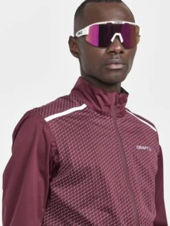 MEN'S ADV HYDRO LUMEN CYCLING JACKET -Cheap Sportswear Store 1911186 492000 AdvBikeHydroLumenJacketM Closeup3