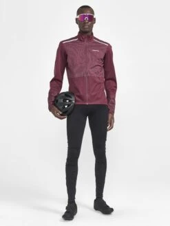 MEN'S ADV HYDRO LUMEN CYCLING JACKET -Cheap Sportswear Store 1911186 492000 AdvBikeHydroLumenJacketM Closeup6