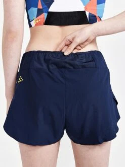 WOMEN'S PRO DAZZLE CAMO RUNNING SHORTS -Cheap Sportswear Store 1912276 396013 PRODazzleCamoSplitShortsW Closeup3