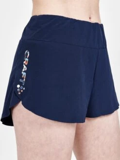 WOMEN'S PRO DAZZLE CAMO RUNNING SHORTS -Cheap Sportswear Store 1912276 396013 PRODazzleCamoSplitShortsW Closeup4